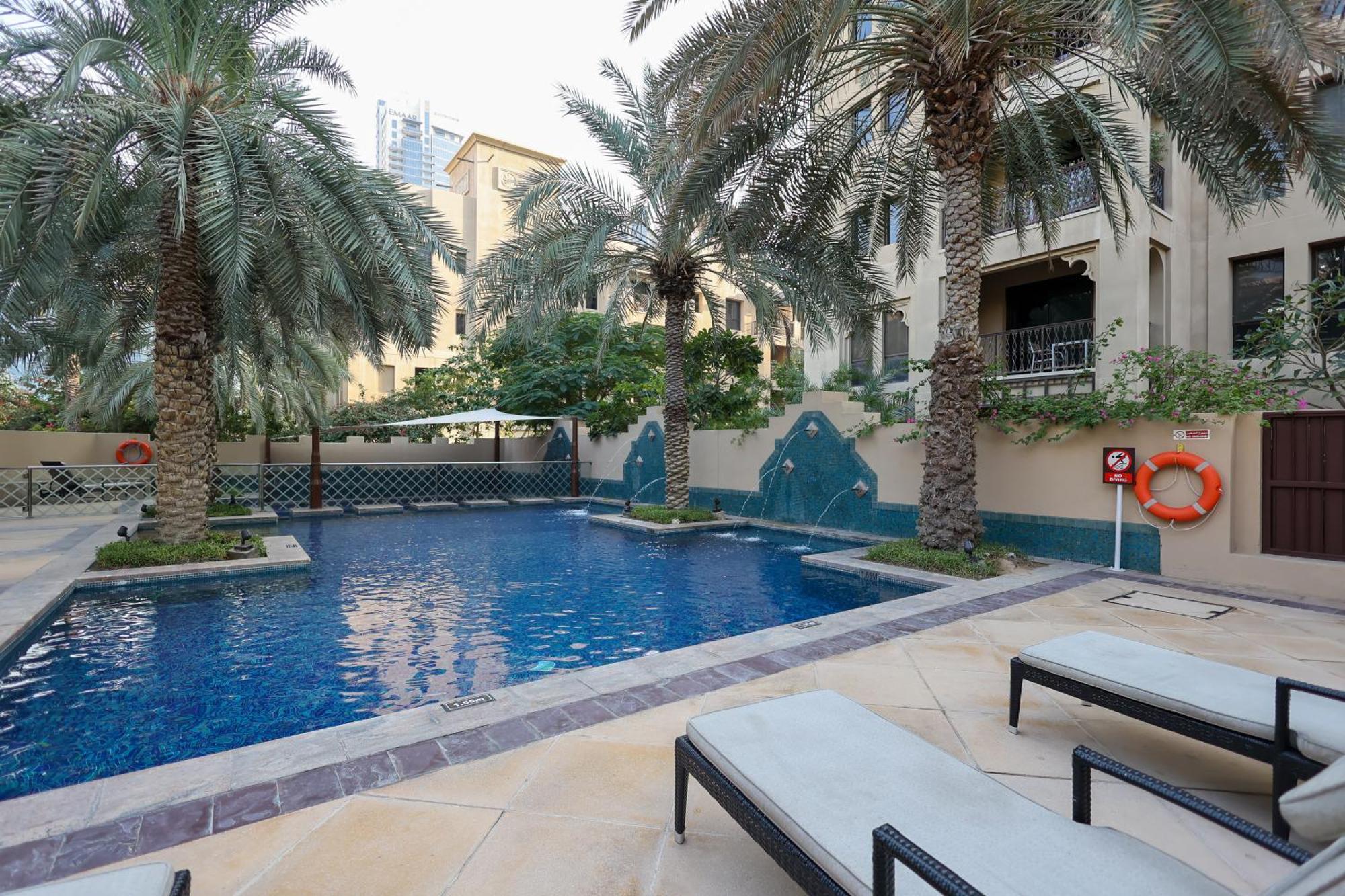 अपार्टमेंट Serene Oasis In Downtown - Just 5 Min Walk To Burj & Mall!